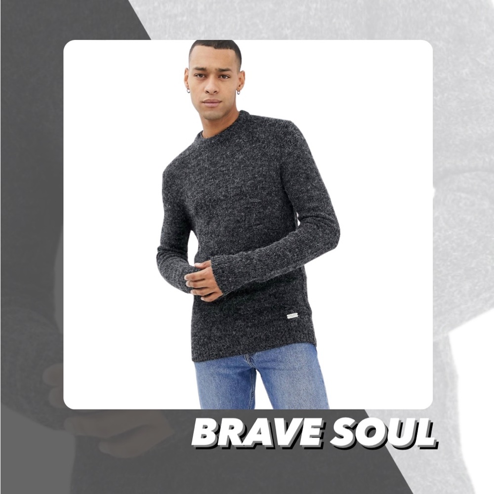 EUC Brave Soul Crew Neck Sweater